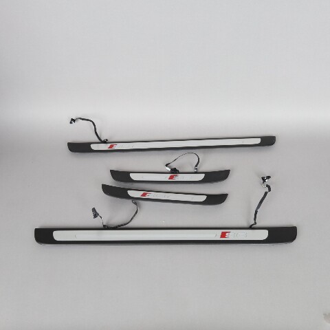 2013-2018 Audi S6 Illuminate Door Sill Entry Trim Set 4G0947405H OEM Used