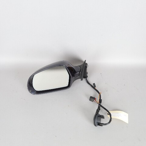 2009-2011 Audi A6 Left Door Mirror Oyster Grey 4F1857409AS OEM Used