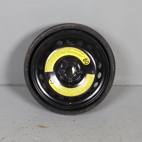 2009-2017 Audi Q5 Spare Tire Wheel 18 X 6 Space Saver Rim 8R0601011ER OEM Used