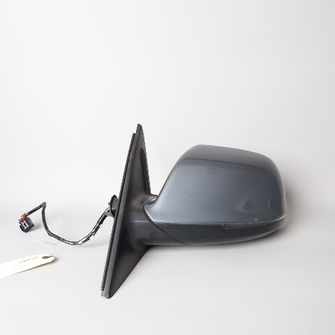 2009-2014 Audi Q5 Left Door Mirror Monsoon Gray 8R1857409L OEM Used