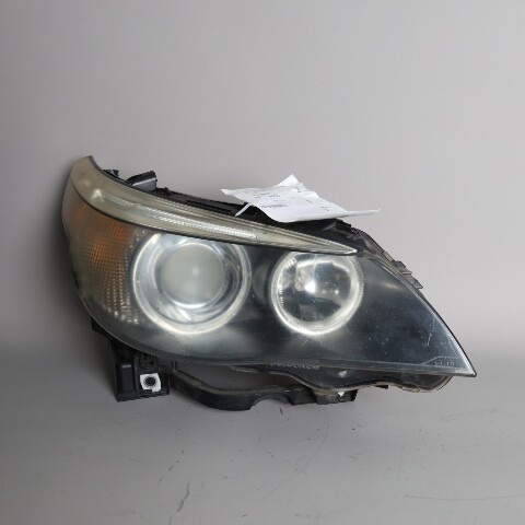 2004-2005 BMW 525i 530i 545i E60 Right Xenon Headlight 63127166120 OEM NOTE