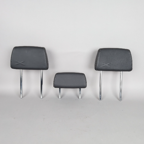 2011-2018 BMW X3 X4 Rear Seat Headrest Set "X" Logo 52107368473 OEM Used