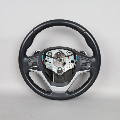 2014-2019 BMW X5 X6 3 Spoke Steering Wheel 32306877870 OEM Used