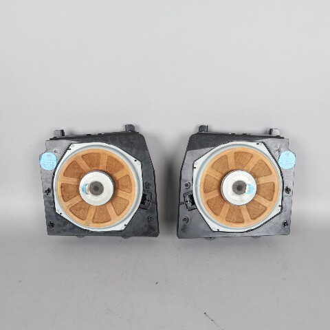 2004-2010 BMW X3 Floor Speaker Subwoofer Set Pair 65136990103 OEM Used