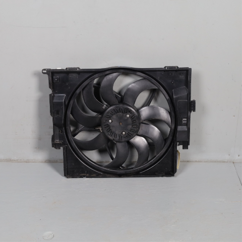 BMW 328i 335i 428i 435i Radiator Cooling Fan With Shroud 17428641964 OEM Used