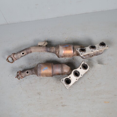 2010-2013 BMW 128i 328i Exhaust Manifold Front Rear Set 18407556989 OEM Used