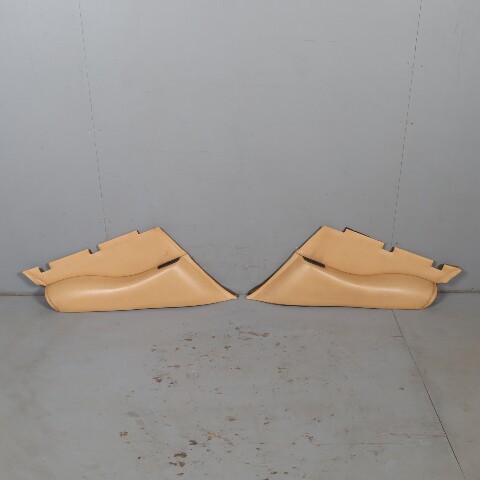 1995-1998 Porsche 911 993 Coupe Rear Quarter Trim Panels Pair Beige OEM