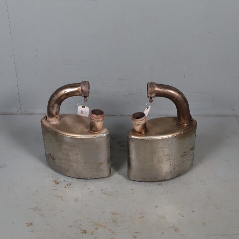 1995-1998 Porsche 911 993 Exhaust Muffler Right Left Pair Aftermarket OEM