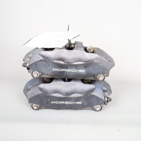 2011-2018 Porsche Cayenne Rear Brake Calipers Brembo Black 95835242301 OEM