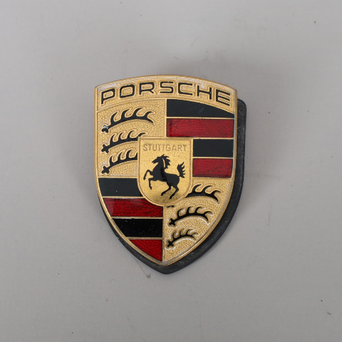 Porsche 911 Boxster Cayenne Hood Emblem Crest Badge 99355921100 OEM Used