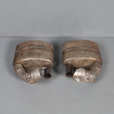 1995-1998 Porsche 911 993 Exhaust Muffler Right Left Pair 99311104504 OEM Used