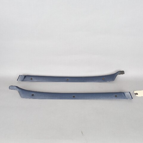1990-1998 Porsche 911 964 993 Coupe Quarter Window Trim Pair Blue OEM Used