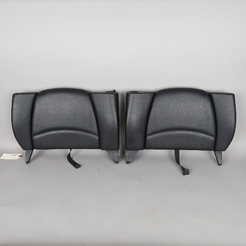 1995-1998 Porsche 911 993 Coupe Rear Seat Backrest Pair Black OEM Used