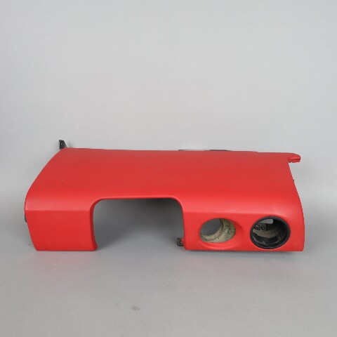 2005-2012 Porsche 911 Boxster Cayman Left Dash Knee Pad Leather Red OEM Used