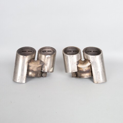 2005-2008 Porsche 911 3.8 Exhaust Muffler Tip Pair 99711135104 OEM Used