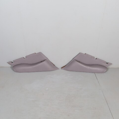 95-98 Porsche 911 993 Coupe Rear Quarter Trim Panels Grey Leather OEM Used