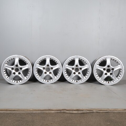 Porsche 993 Speedline Wheels Rim Set 17 X 7 / 17 X 9 NOTE BENT AS IS