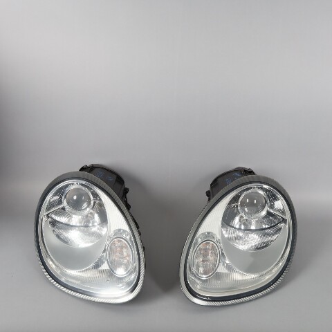 05-08 Porsche Boxster Cayman 987 Xenon Headlight Pair 98763115720 OEM Used NOTE