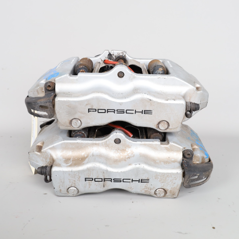 2004-2010 Porsche Cayenne Rear Brake Caliper Set Brembo Silver OEM Used