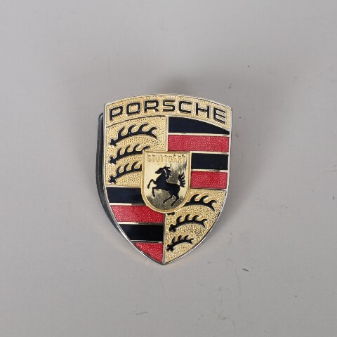 Porsche 911 Boxster Cayenne Hood Emblem Crest Badge 99355921100 OEM Used