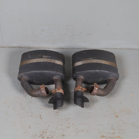 1995-1998 Porsche 911 993 Exhaust Muffler Right Left Pair Fister OEM Used