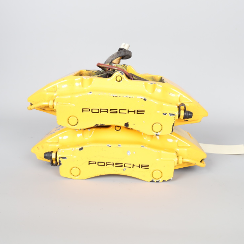 1999-2004 Porsche 911 996 C4 Rear Brake Calipers Brembo Set Pair Silver OEM Used