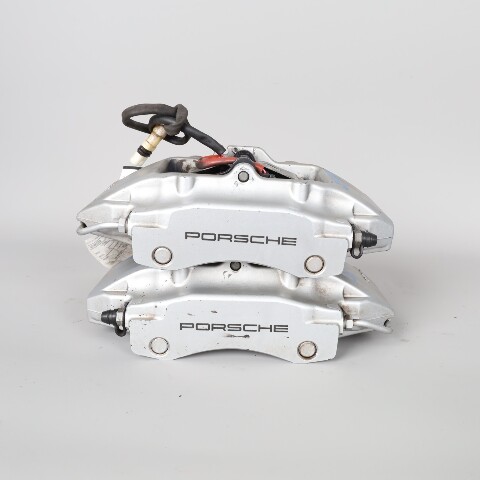 1999-2004 Porsche 911 996 C4 Rear Brake Calipers Brembo Set Pair Silver OEM Used