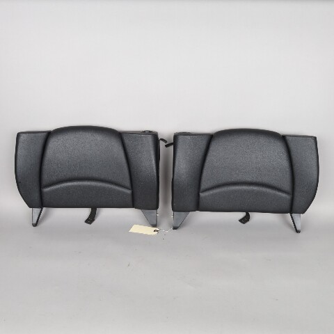 1995-1998 Porsche 911 993 Coupe Rear Seat Backrest Pair Black OEM Used