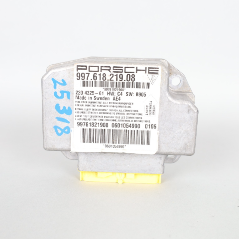 2006-2012 Porsche 911 997 Convertible SRS Module 99761821908 OEM Used