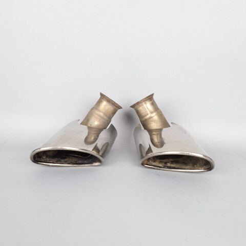 02-04 Porsche 911 996 Exhaust Muffler Tip Left Right Pair 99611105402 OEM Used