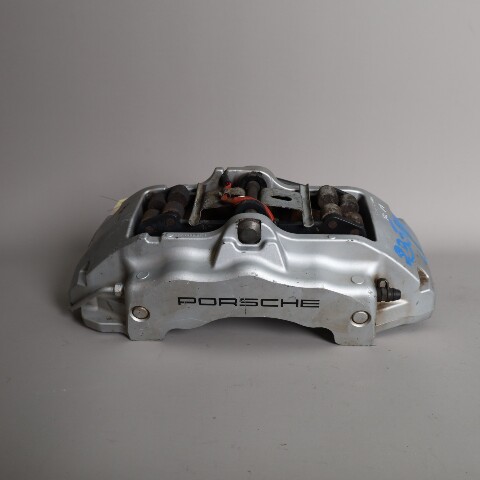 2004-2010 Porsche Cayenne Left Front Brake Caliper Brembo Silver 18ZL OEM
