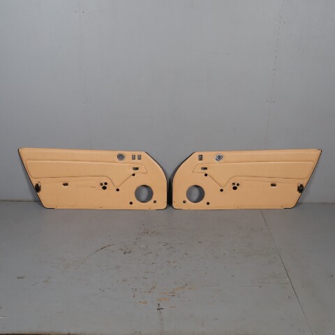1995-1998 Porsche 911 993 Door Panels Pair Set Left Right Beige OEM Used