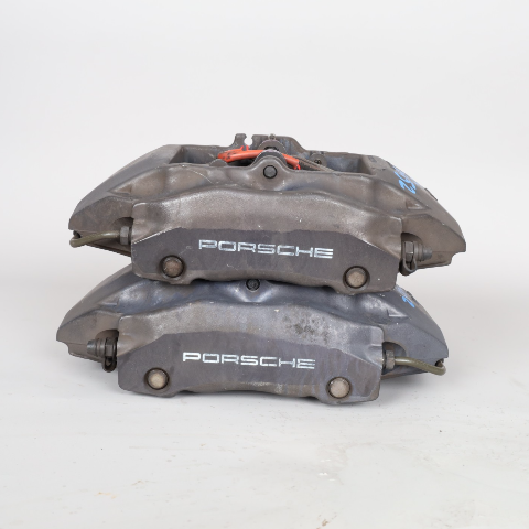 1997-2012 Porsche Boxster Cayman Front Brake Calipers Brembo Set Black OEM Used