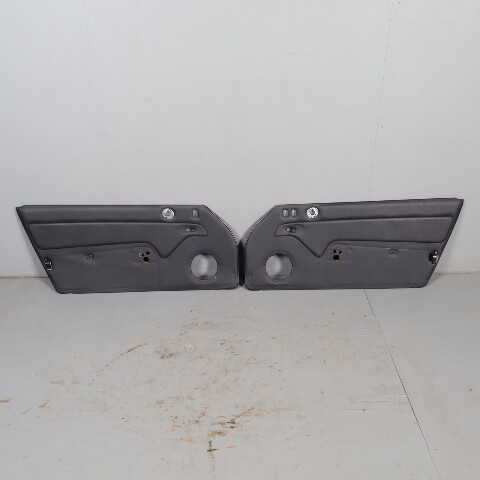 1995-1998 Porsche 911 993 Euro Door Panels Pair Set Left Right Black OEM Used