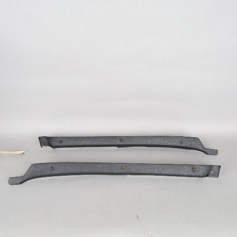 1990-1998 Porsche 911 964 993 Coupe Quarter Window Trim Pair Black OEM Used