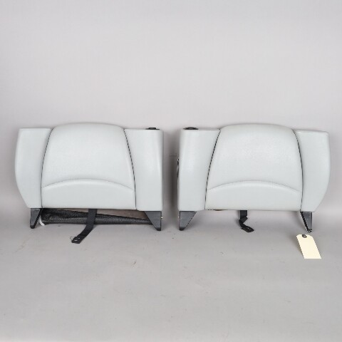 1995-1998 Porsche 911 993 Coupe Rear Seat Backrest Pair Marble Grey OEM Used