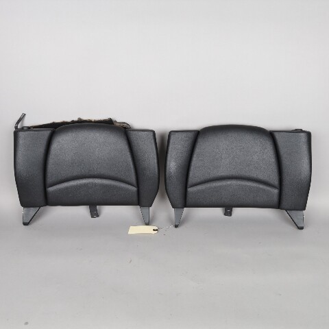 1995-1998 Porsche 911 993 Coupe Rear Seat Backrest Pair Black OEM Used