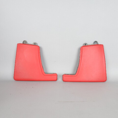 05-12 Porsche 911 Boxster Cayman Stereo Side Trim Set Leather Red OEM