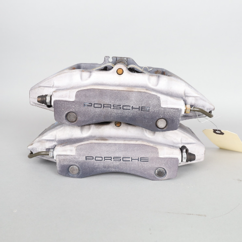1999-2012 Porsche 911 996 Rear Brake Calipers Brembo Set Pair Black OEM Used