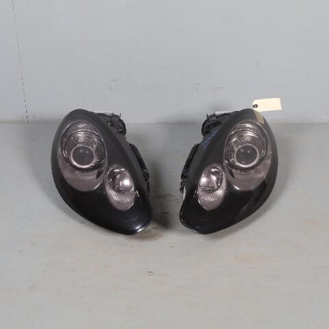 2014-2016 Porsche Panamera Headlights Pair Right Left Tinted OEM Used