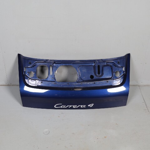 1999-2004 Porsche 911 Bare Engine Deck Lid Cover Lapis Blue OEM 99651201101