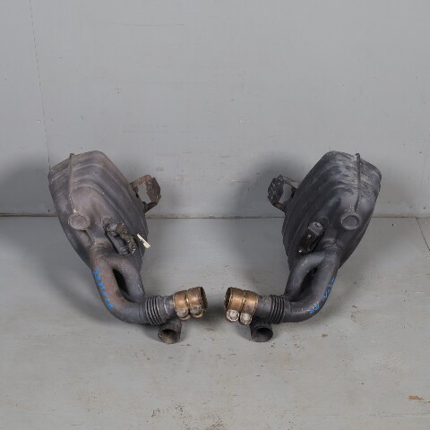 2012-2016 Porsche 991 911 3.4 Fister Exhaust Muffler Set Pair OEM