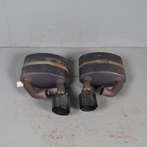 1995-1998 Porsche 911 993 Exhaust Muffler Right Left Pair Fister OEM Used