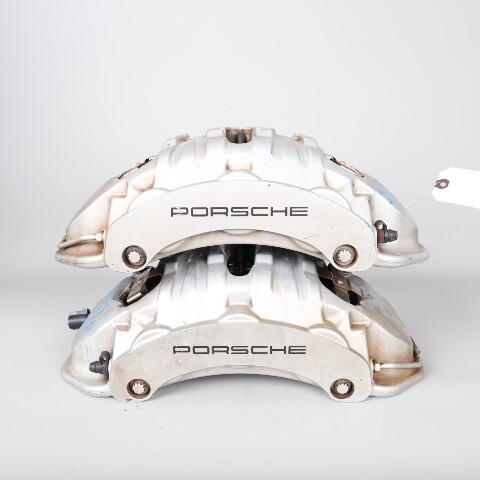 2011-2018 Porsche Cayenne Front Brake Caliper Set Brembo OEM Used