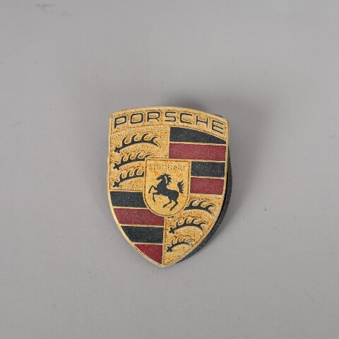 Porsche 911 Boxster Cayenne Hood Emblem Crest Badge 99355921100 OEM Used