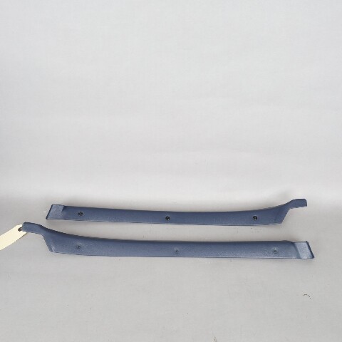 1990-1998 Porsche 911 964 993 Coupe Quarter Window Trim Pair Blue OEM Used