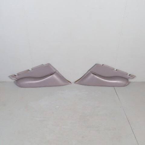 95-98 Porsche 911 993 Coupe Rear Quarter Trim Panels Grey Leatherette OEM Used