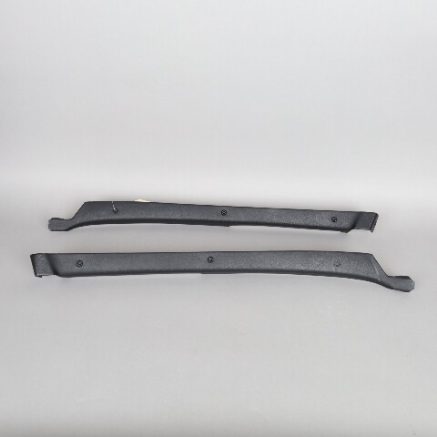 1990-1998 Porsche 911 964 993 Coupe Quarter Window Trim Pair Black OEM Used
