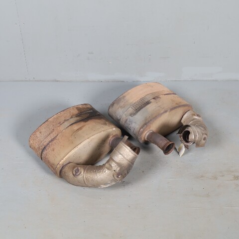 1995-1998 Porsche 911 993 Exhaust Muffler Right Left Pair 99311104504 OEM Used