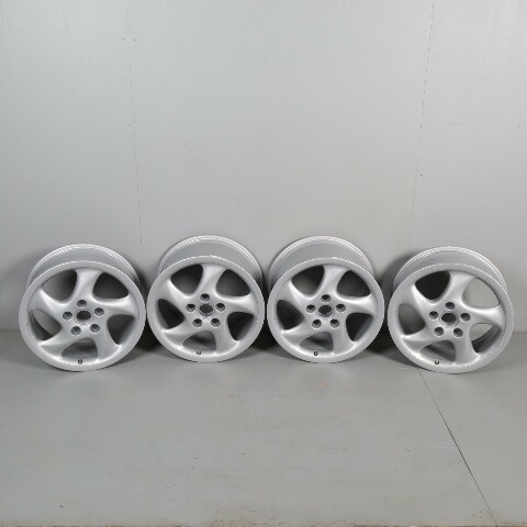 Porsche 911 993 996 Boxster 986 Hollow Spoke Wheel Set 18 X 10 / 8 Paint Blems